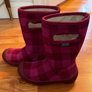Bogs kids waterproof boots toddler size 7